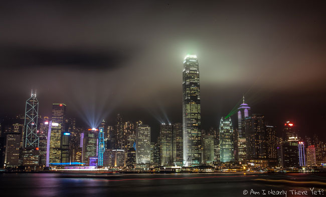 The iconic Hong Kong Skyline